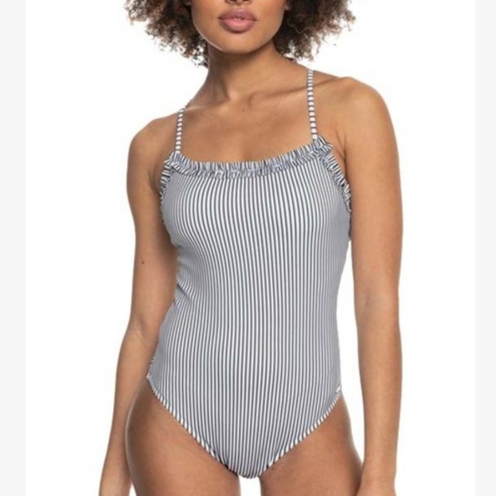 Roxy One-piece Ruffle Trim Swimsuit